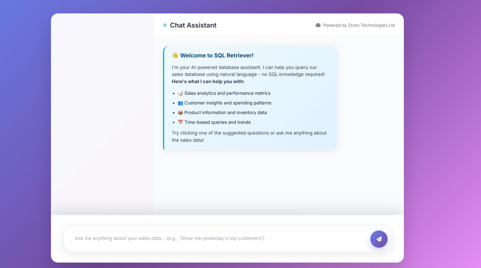 CRM SQL Retriever Bot