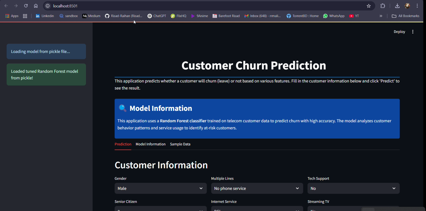 Telco Customer Churn Prediction
