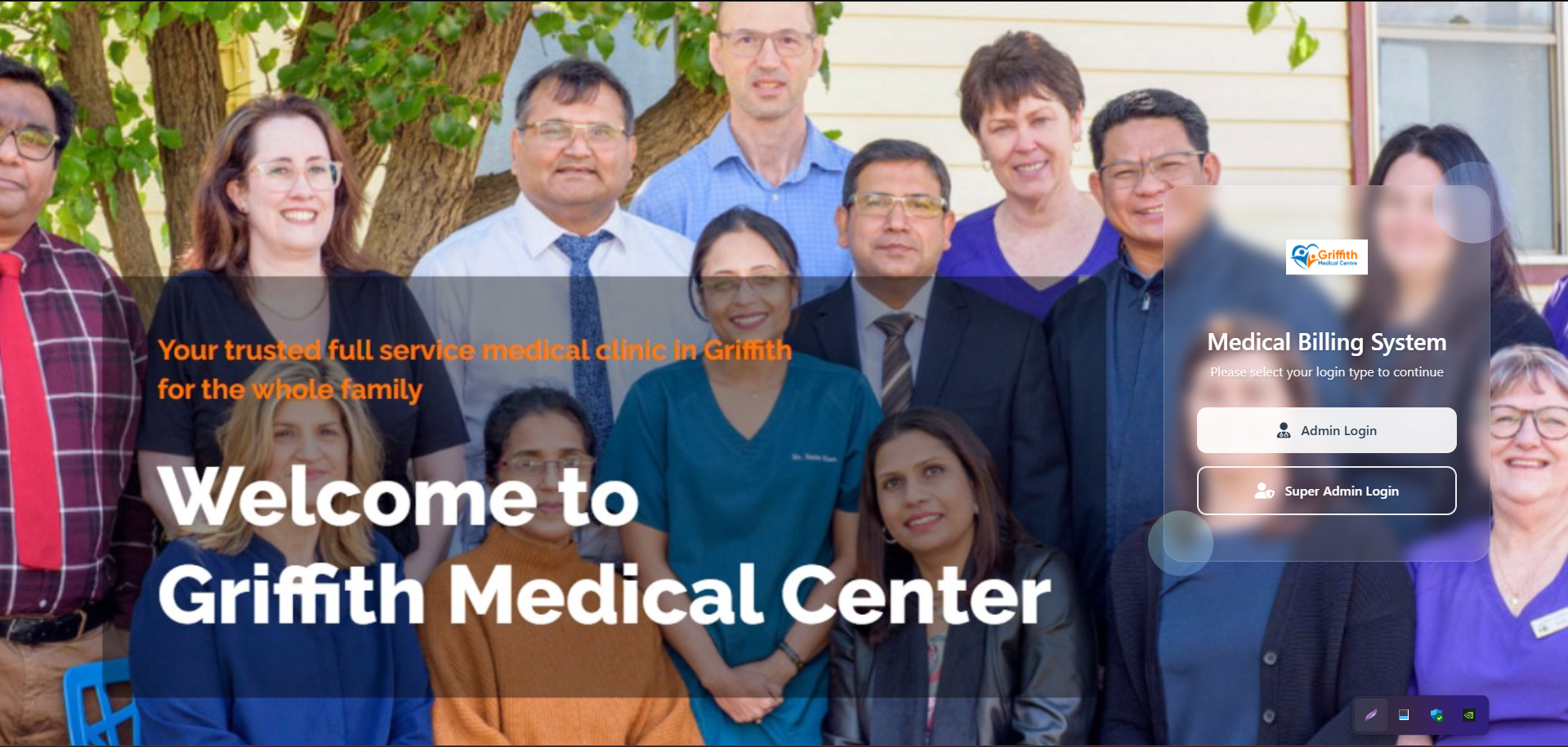 Griffith Medical Center - Billing System